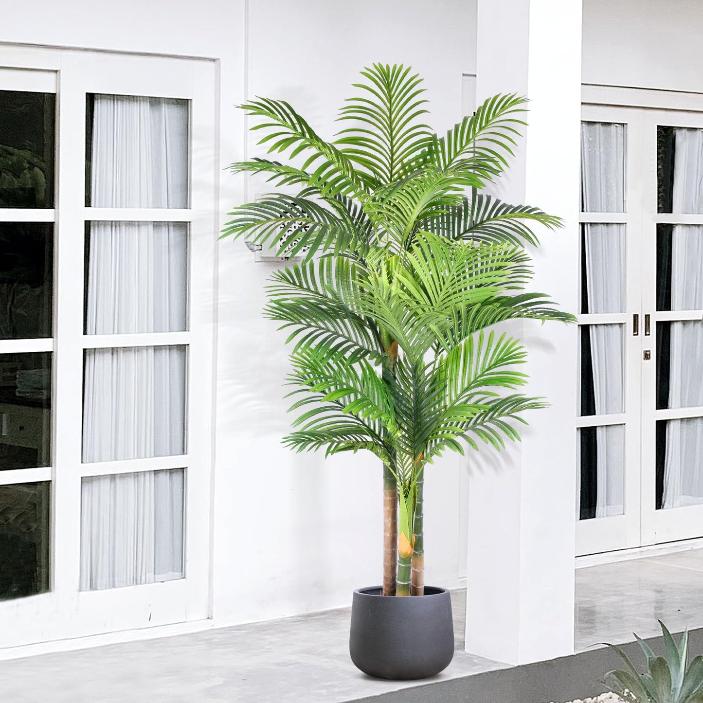 Artificial Golden Cane Palm Tree (6 Feet)